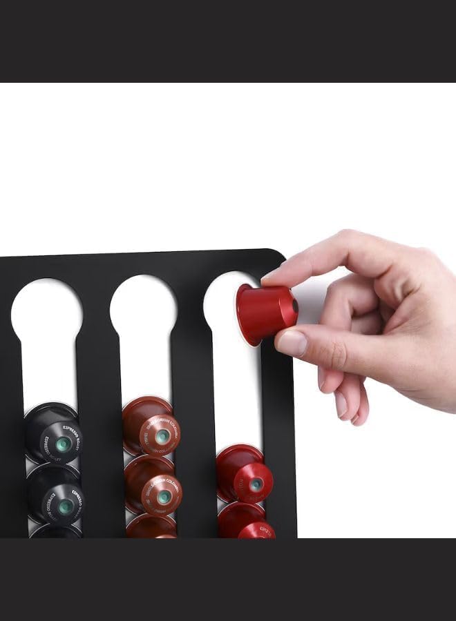 Magnetic Coffee Capsule Organizer Rack