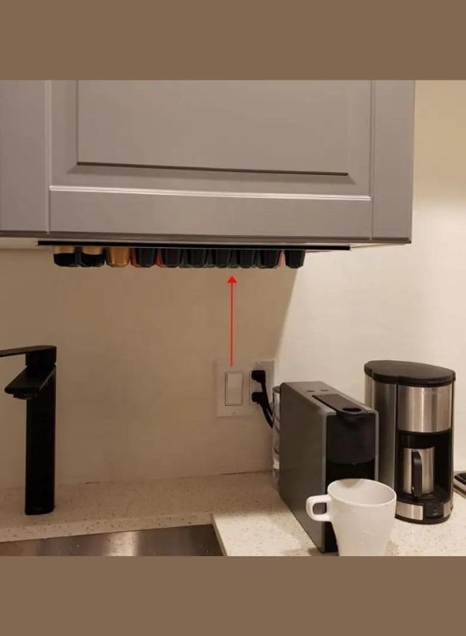 Magnetic Coffee Capsule Organizer Rack