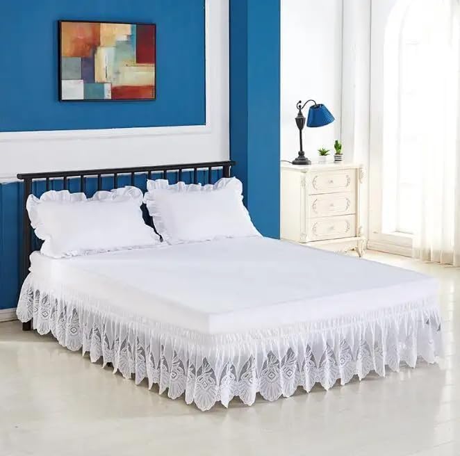 Elegant Embroidered Bed Skirt