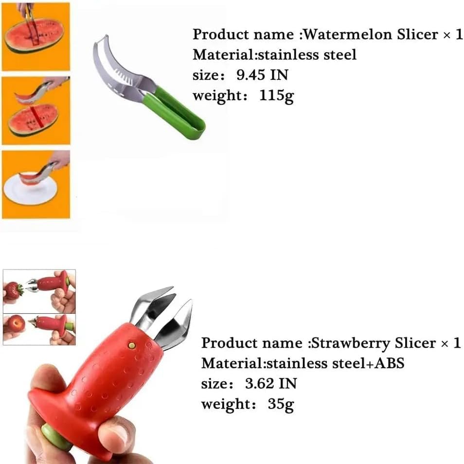 10-Piece Fruit Slicer & Peeler