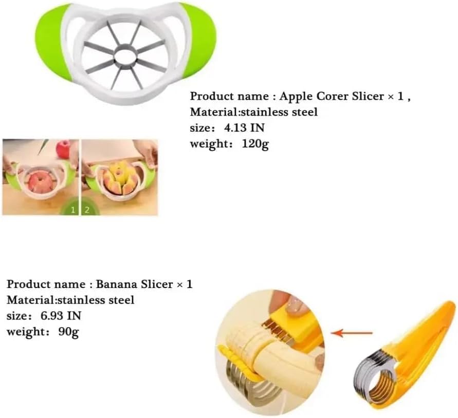 10-Piece Fruit Slicer & Peeler