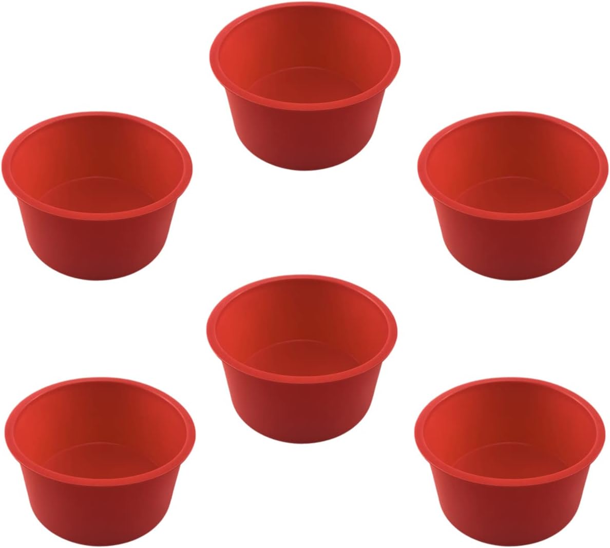 Silicone Cake Pans – 6-Piece Set