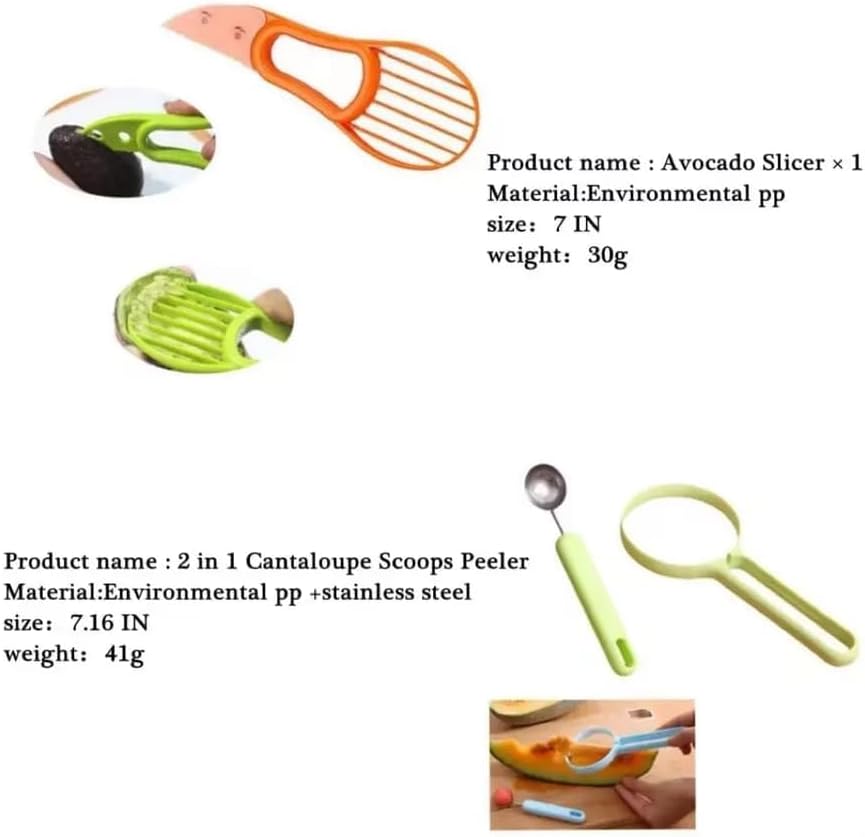 10-Piece Fruit Slicer & Peeler