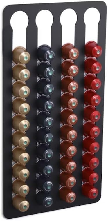 Magnetic Coffee Capsule Organizer Rack