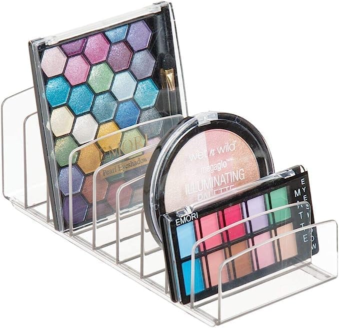 9-Slot Makeup Organizer Rack