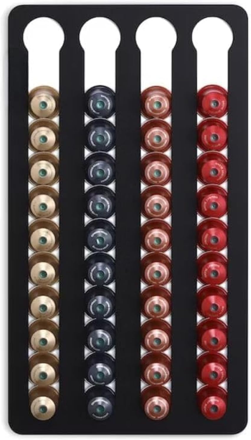 Magnetic Coffee Capsule Organizer Rack