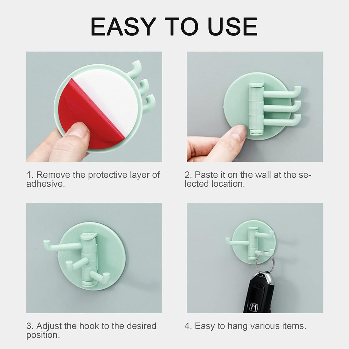 3-Branch Rotating Utility Hook