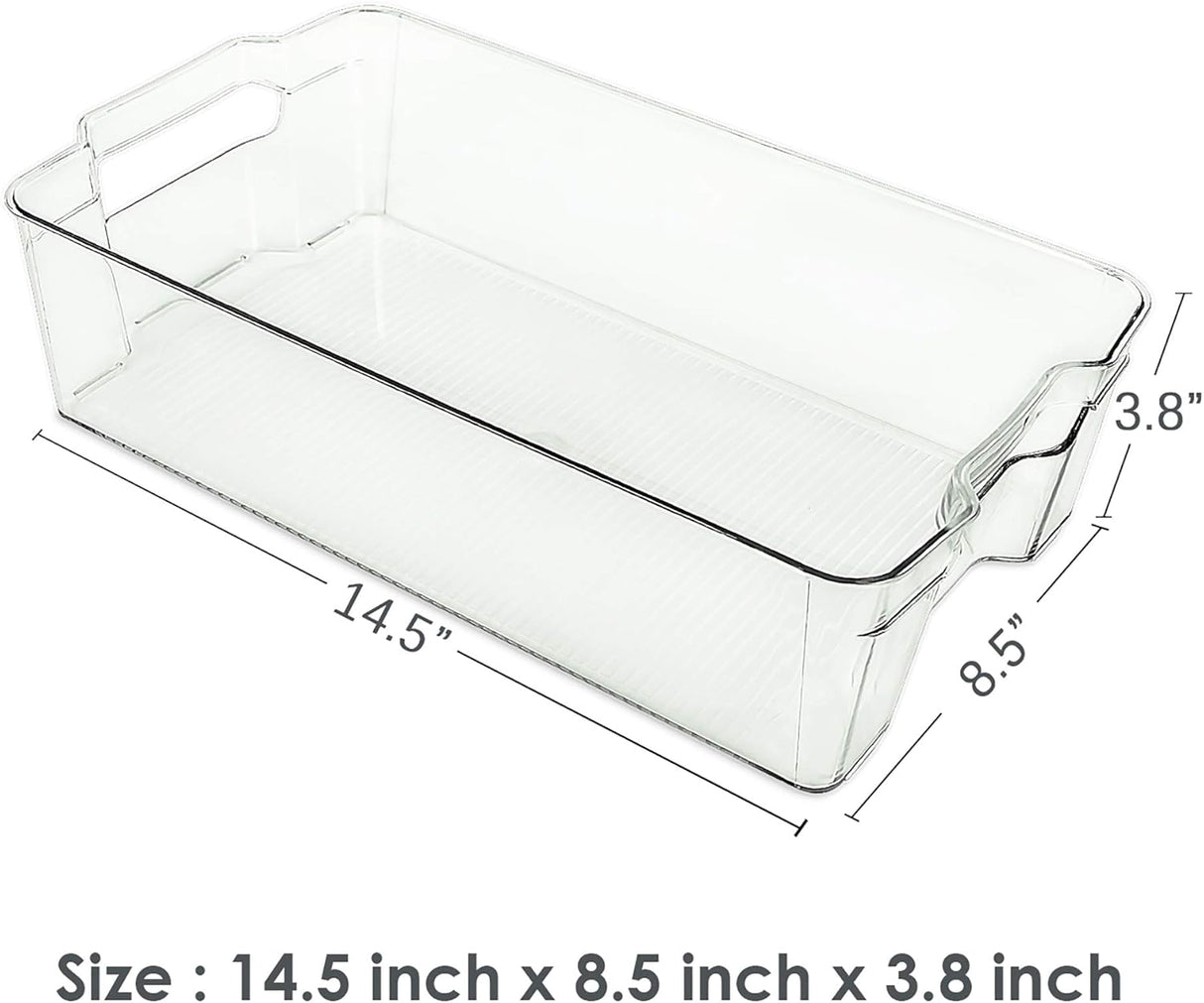 Large Plastic Storage Bin – Model A