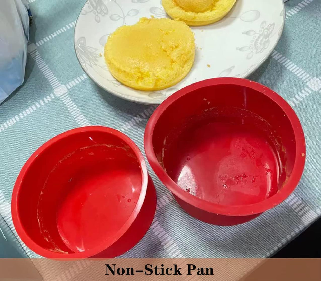 Silicone Cake Pans – 6-Piece Set