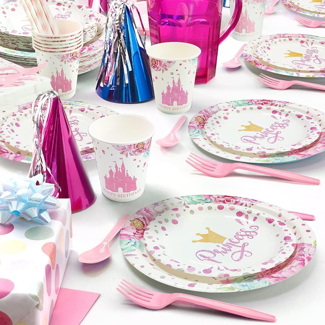 Princess Castle Birthday Tableware Kit