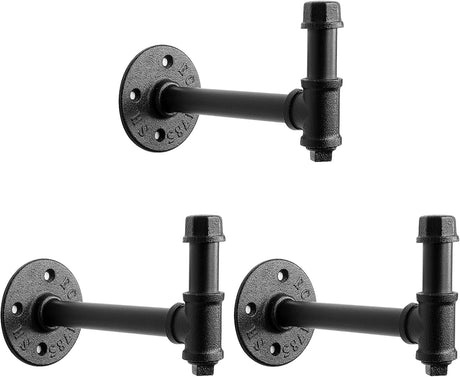 Industrial Pipe Towel Wall Hooks