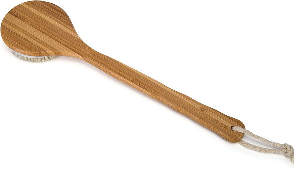 Long-Handle Natural Bristle Brush