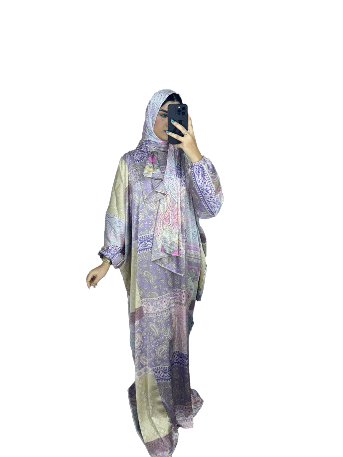 Patchwork Paisley Satin Prayer Esdal