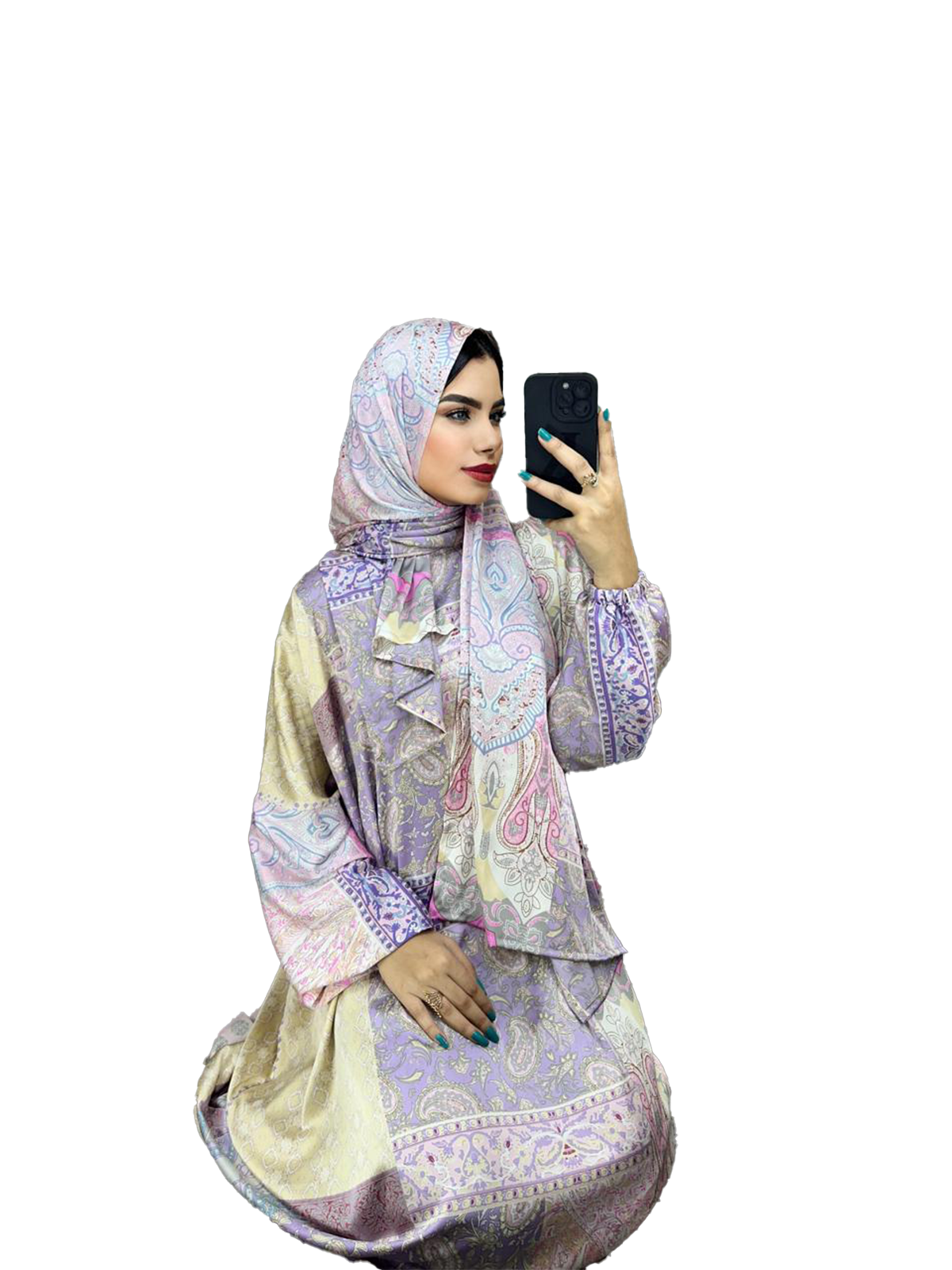 Patchwork Paisley Satin Prayer Esdal
