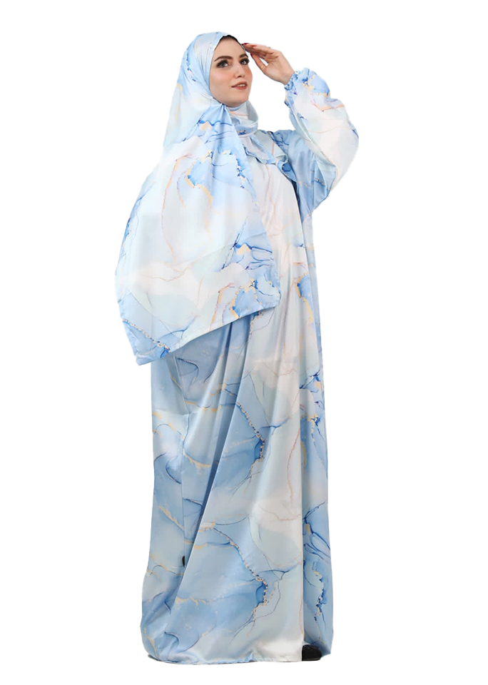 Watercolor Pattern Soft Blue Esdal