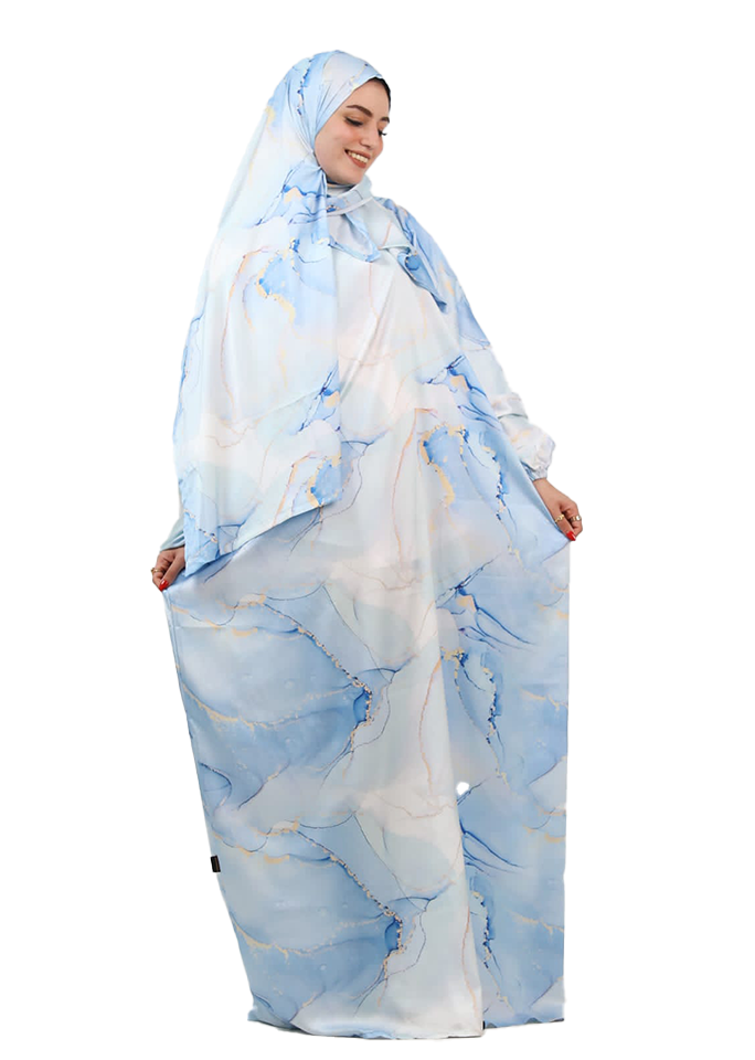 Watercolor Pattern Soft Blue Esdal