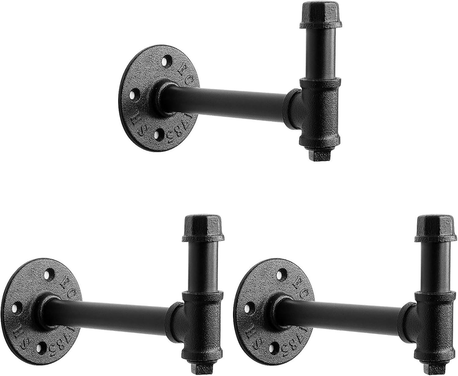 Industrial Pipe Towel Wall Hooks