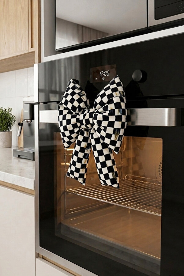 Digital Baski Damali Fiyonk Oven Susu Dekoratif Dolgulu Yumusak El Yapimi