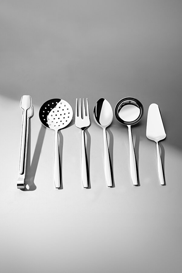 Sahra Sade 6 Piece Stainless Steel Servis Set