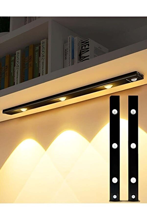Bella Slim Cabinet Hareket Sensorlu Black Dimmerli LED Cabinet Lambasi