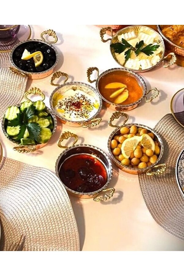 Bakir Kahvaltilik Bowl 6-Piece Set