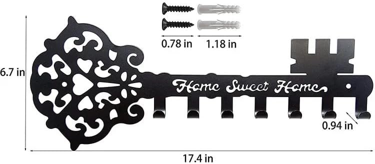 منظم مفاتيح حائطي على الطراز القديم