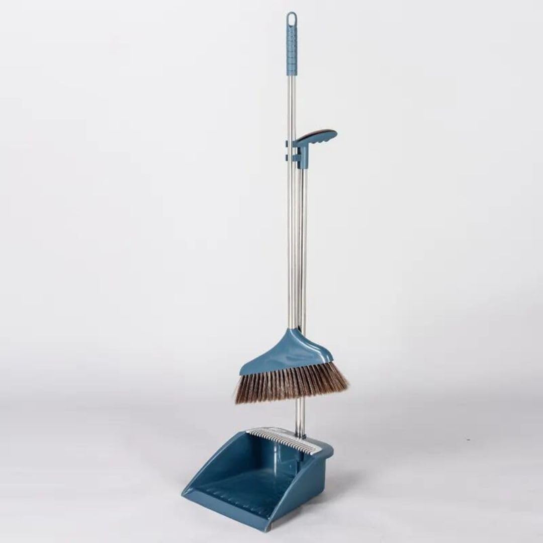 Stainless Steel Long Handle Brooms and Dustpan Cleaning Supplies