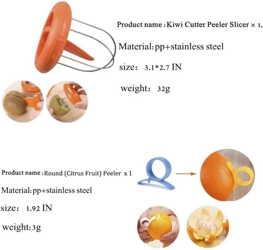 10-Piece Fruit Slicer & Peeler