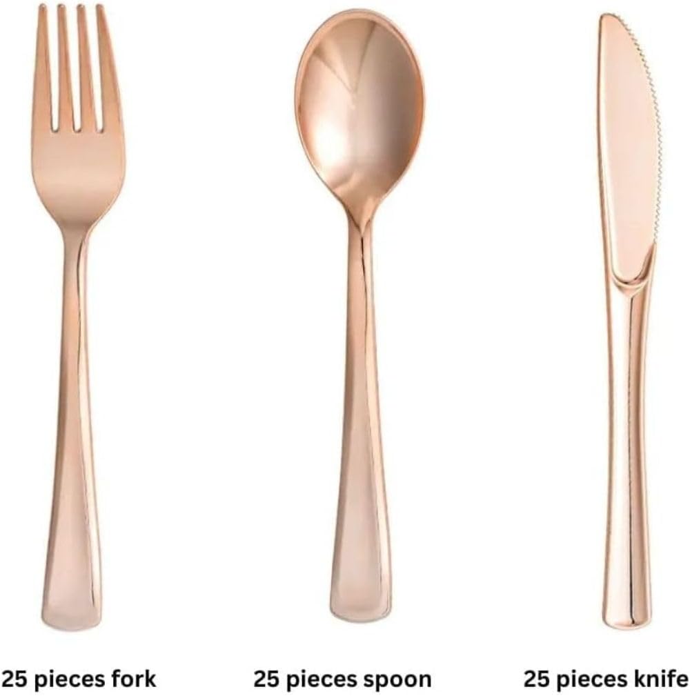 Paper Tableware Set – 25 Guests