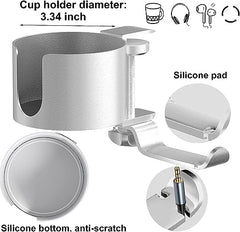 2 in 1 Desk Mug Holder with Headphone HOLDER