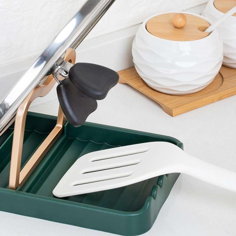 Spoon Rest & Lid Holder Combo