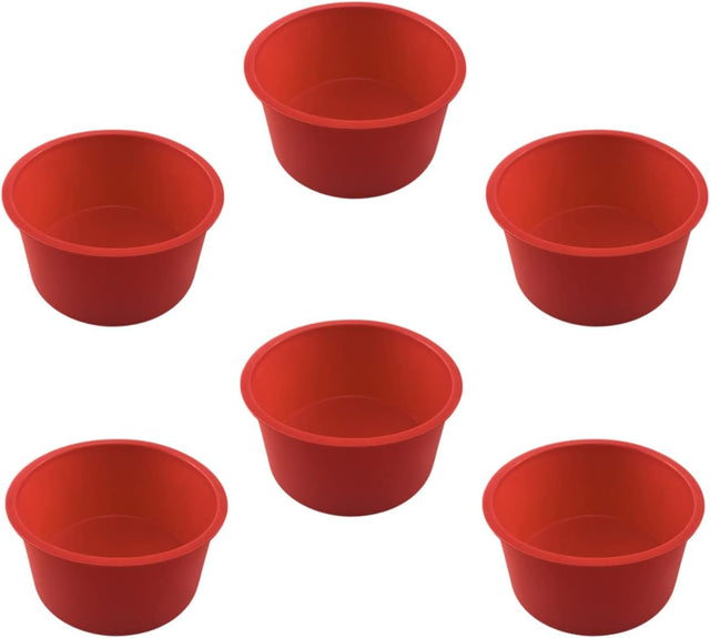 Silicone Cake Pans – 6-Piece Set