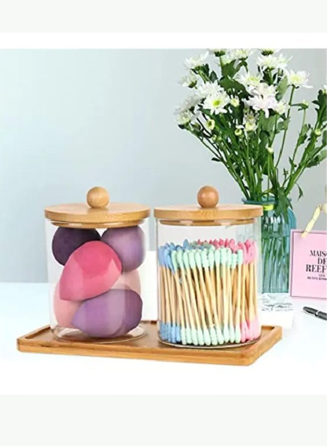 6-Pack Bamboo Q-Tip Holders