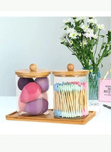 6-Pack Bamboo Q-Tip Holders