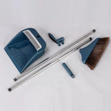 Long Handle Steel Broom Dustpan Set