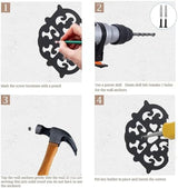 منظم مفاتيح حائطي على الطراز القديم