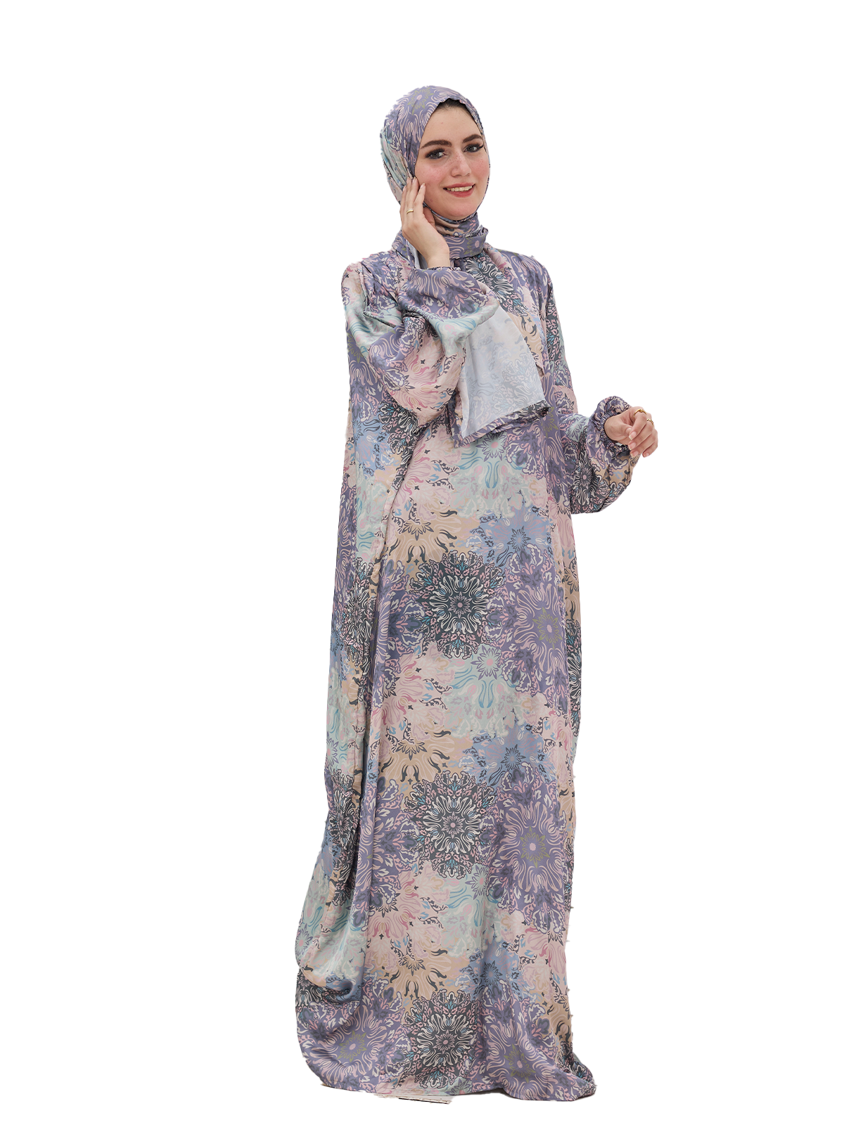 Floral Pastel Esdal - Lightweight Fabric with Elegant Patterns