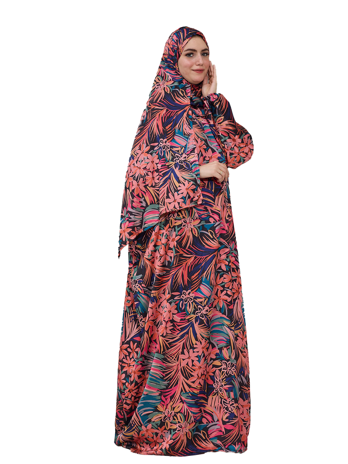 Vibrant Tropical Floral Prayer Esdal