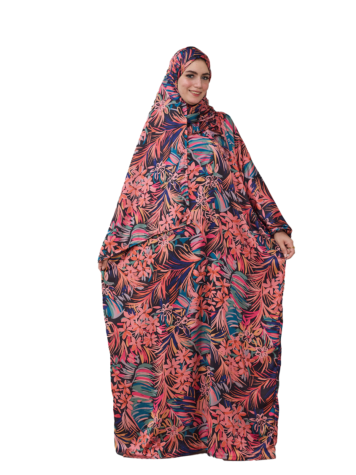 Vibrant Floral Esdal - Lightweight Fabric with Bold Tropical Patterns