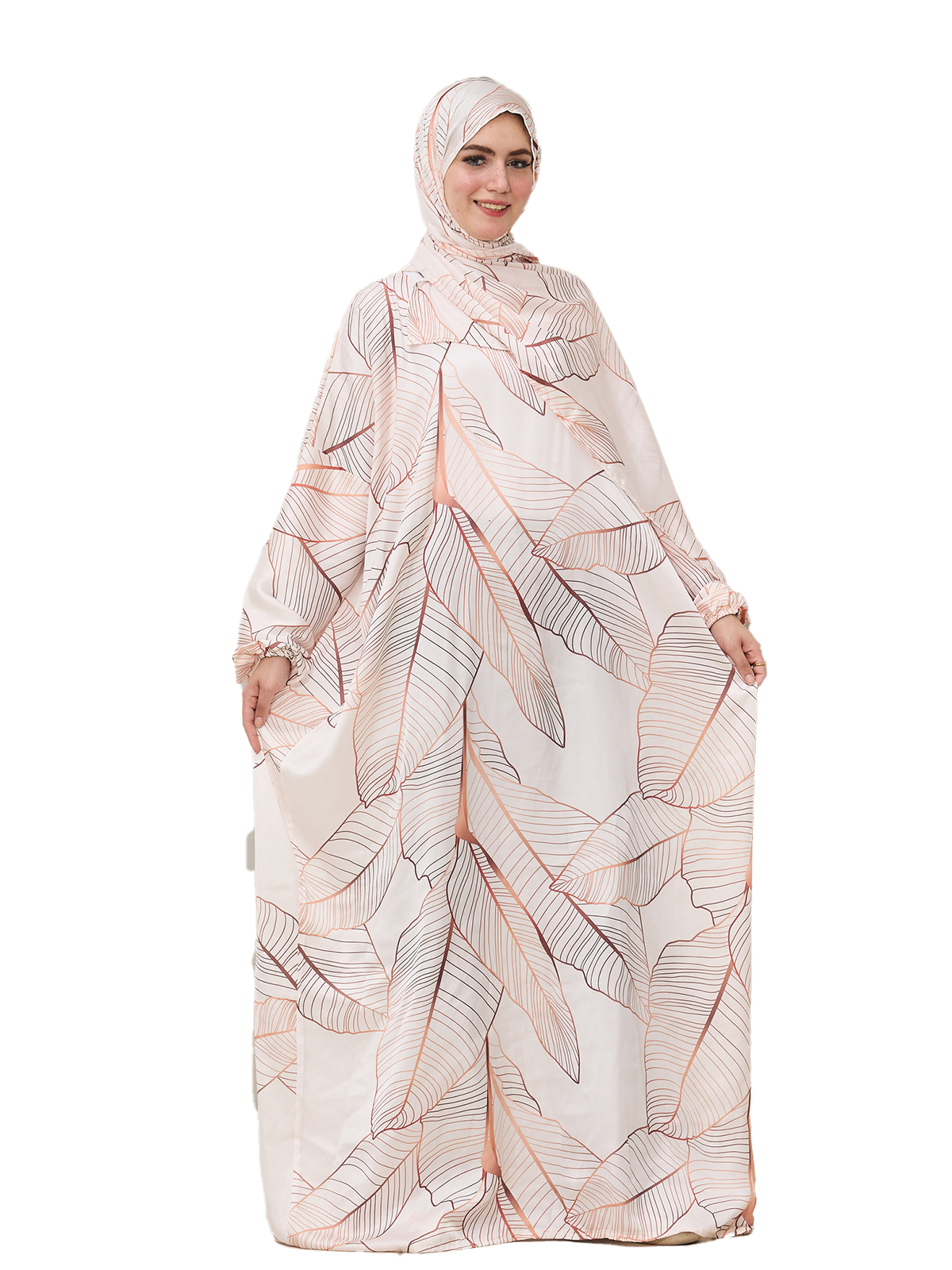 Elegant Floral Esdal - Lightweight and Comfortable for Prayer and Homewear