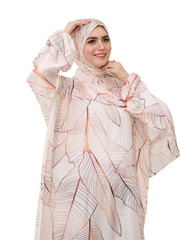 Elegant Floral Esdal - Lightweight and Comfortable for Prayer and Homewear