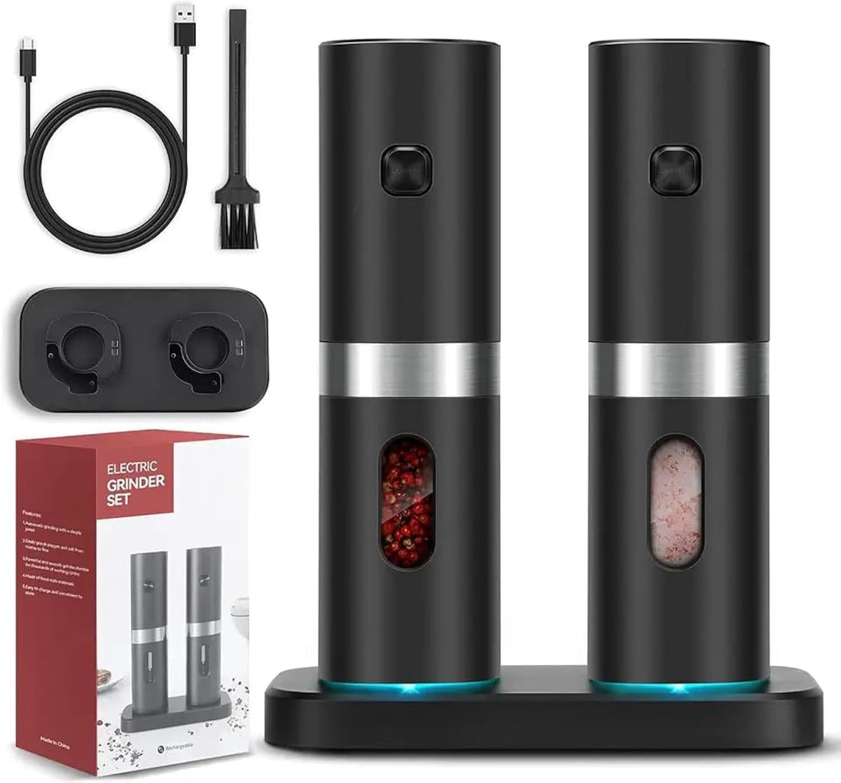 Rechargeable Electric Salt Pepper Grinder