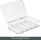 5-Section Stackable Storage Bin