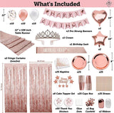 Rose Gold Birthday Party Kit