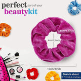 40-Pack Velvet Hair Scrunchies
