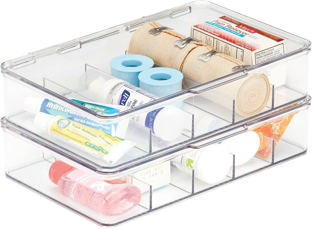 5-Section Stackable Storage Bin
