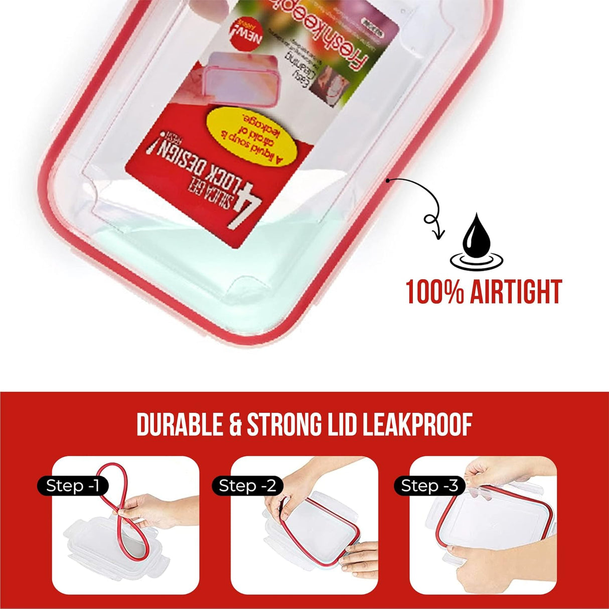 3-Piece Meal Prep Container Set