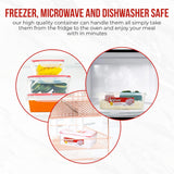 3-Piece Meal Prep Container Set
