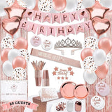 Rose Gold Birthday Party Kit