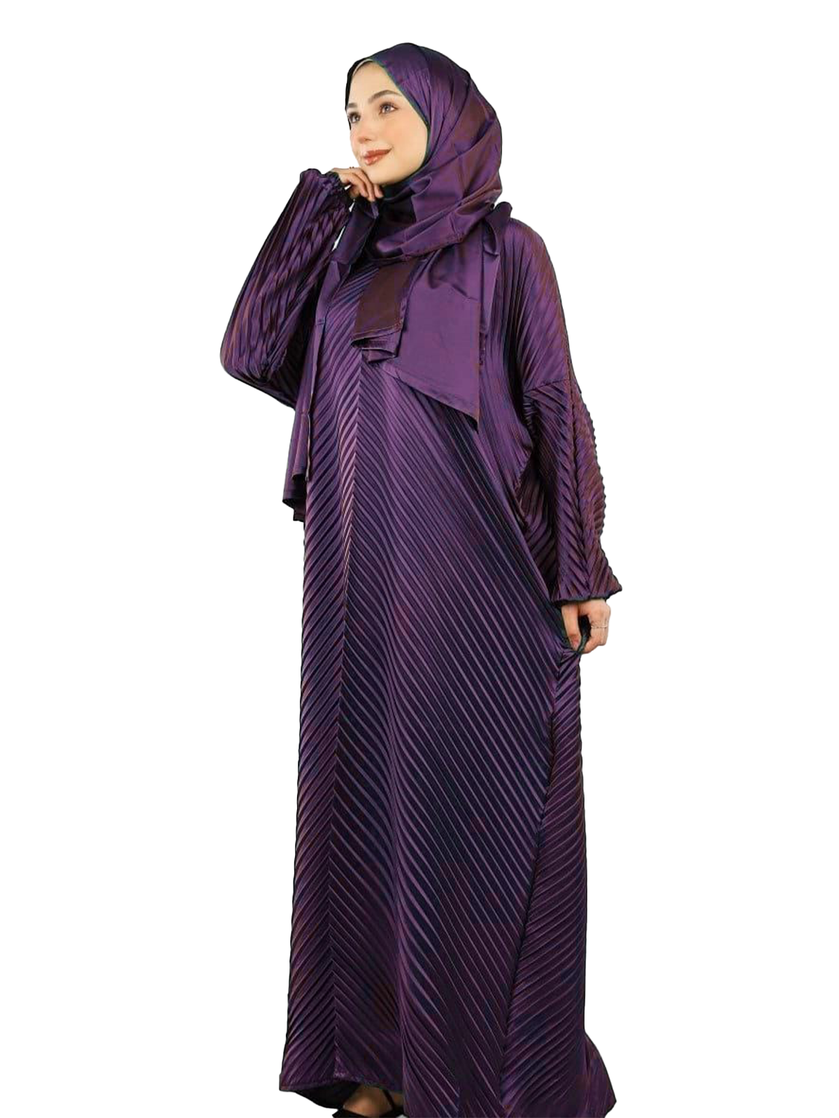 Elegant Pleated Esdal for Women | Available in Multiple Colors